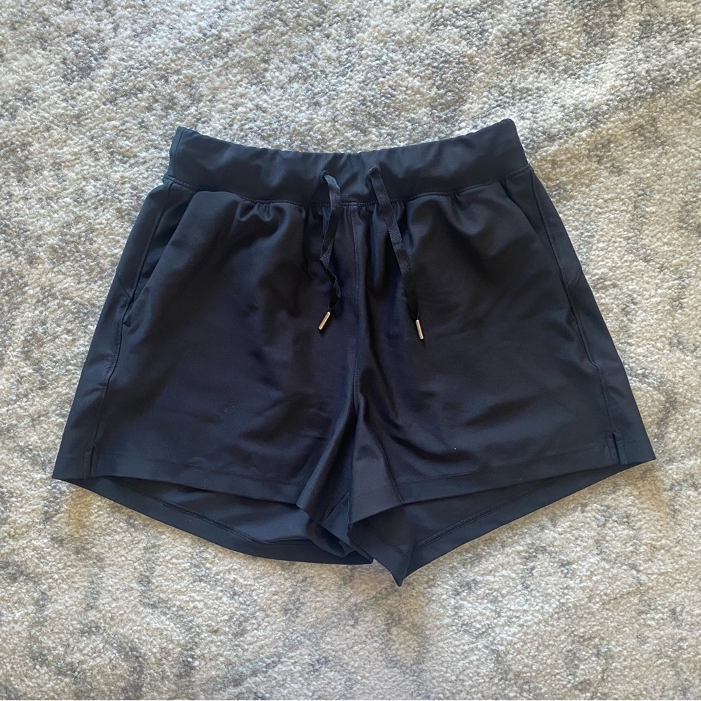 Old Navy Black High-Waisted PowerSoft Shorts - 3 inch inseam - Size XS